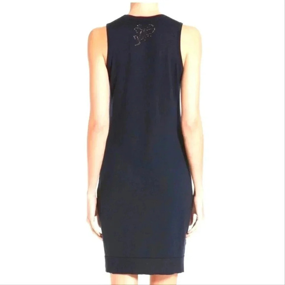 Rag & Bone Navy and red Sleeveless Knit Dress - Picture 3 of 8